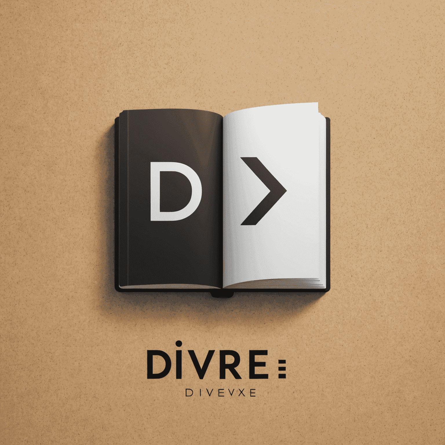 divexe logo featuring a book and Divx symbol