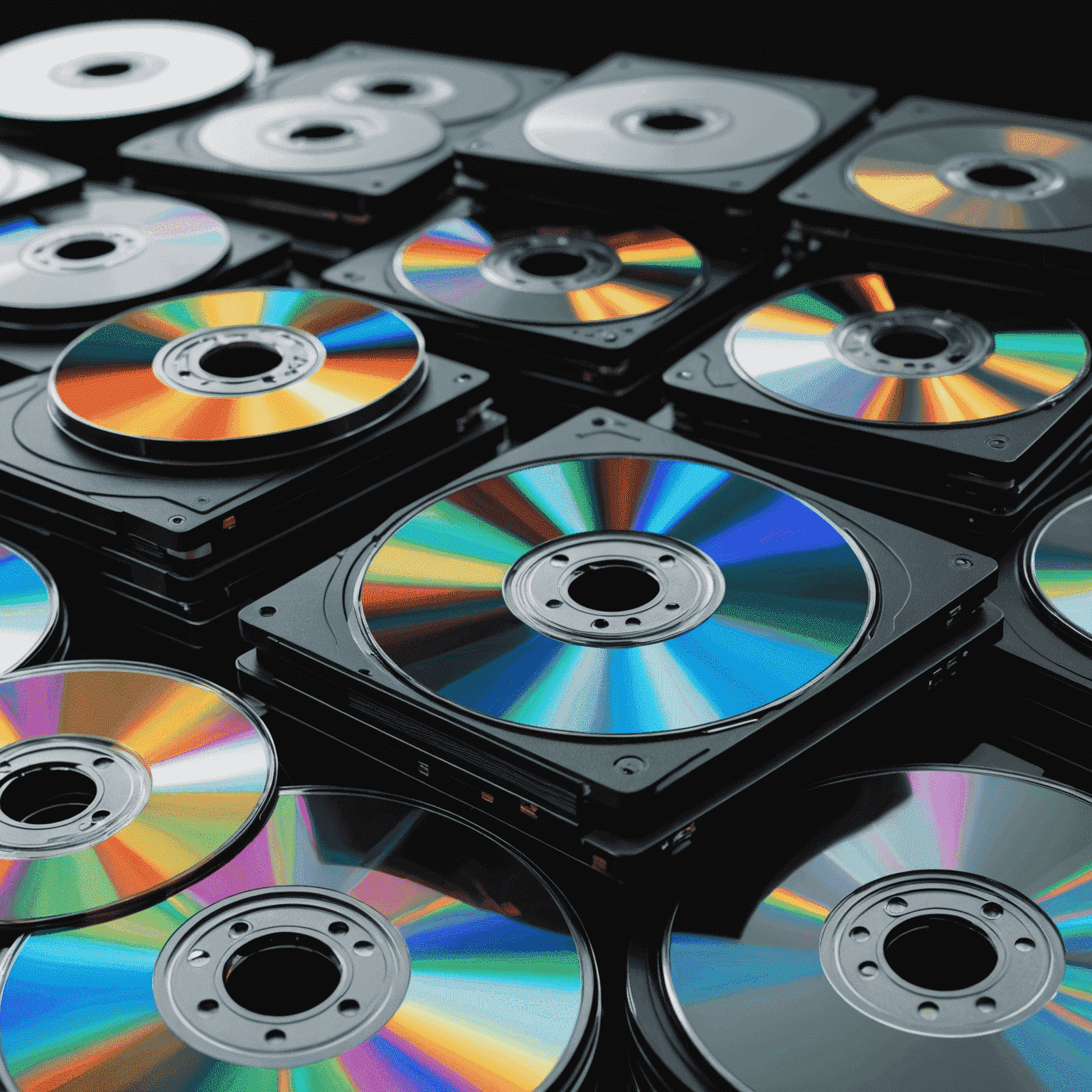 DVD being converted to DivX format, showing a stack of DVDs transforming into digital files